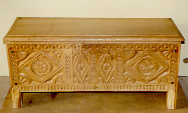 carved chest
