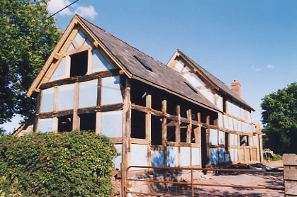 timber frame restored